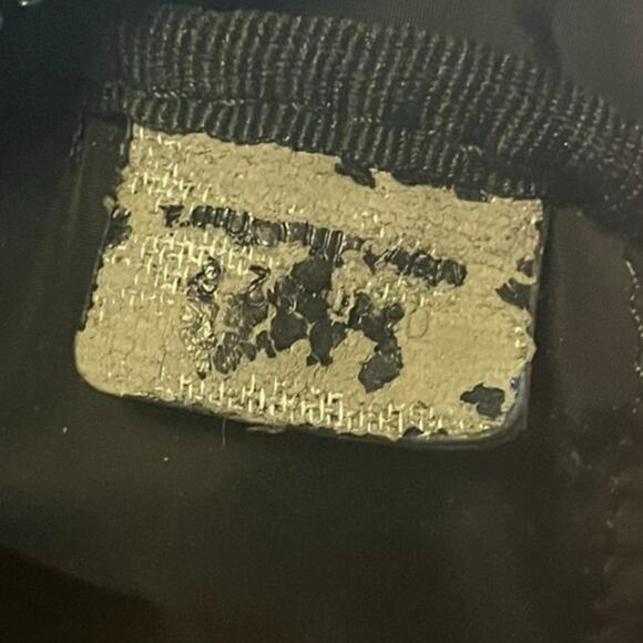 See By Chloé Black Camouflage Fabric Cosmetic Bag / Makeup Pouch - Picture 3 of 10